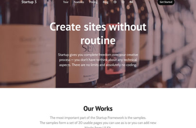 Company Page Theme