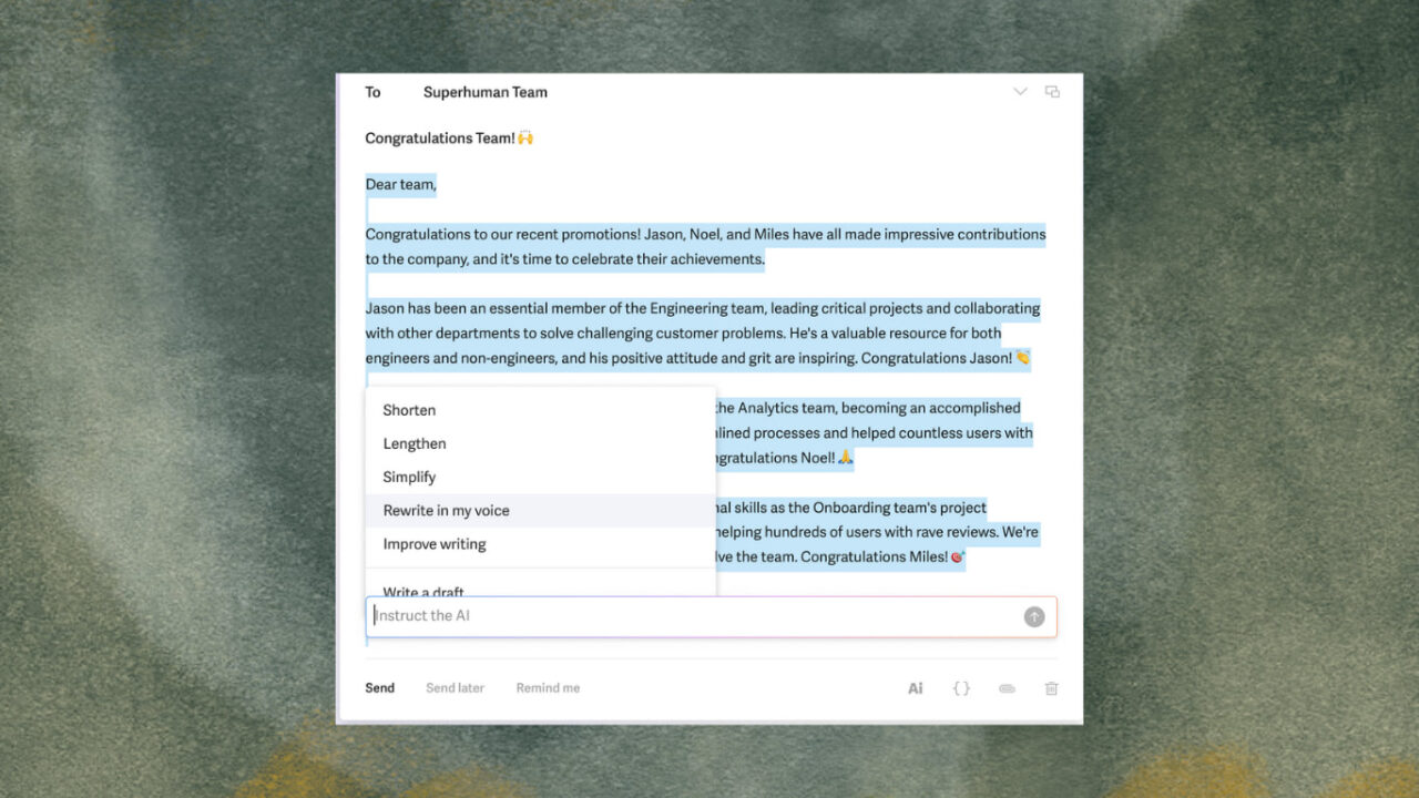 Superhuman Mail tool