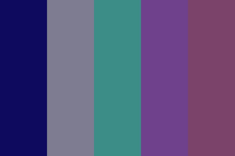 Color palette for January month