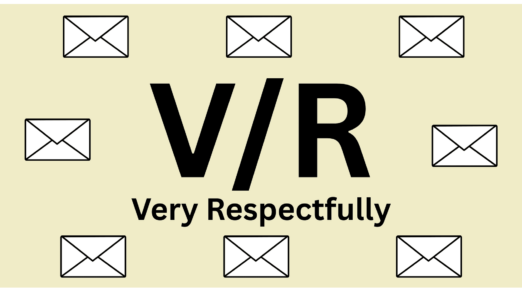 What V/R Email Sign Off Means and When to Use It