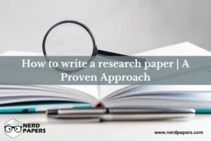how to write a research paper