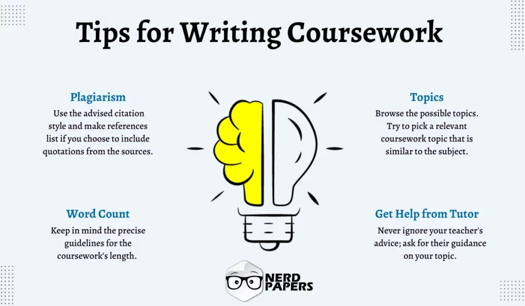 Tips for writing coursework