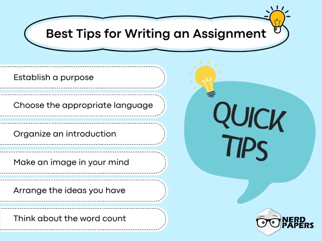 Best tips for writing an assignment