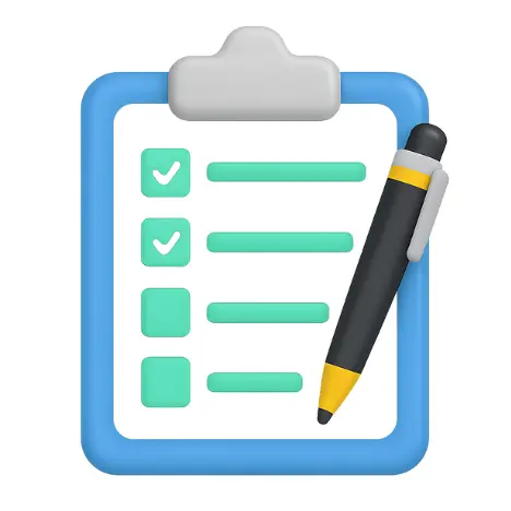 Order details checklist icon for Nerdpapers writing service submission
